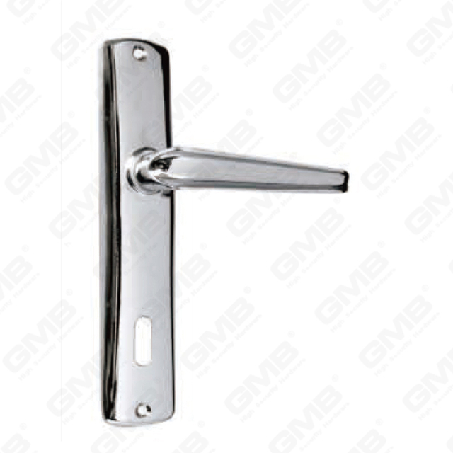 Türgriff Ziehen Sie Holztür Hardware -Griff Türgriff am Teller für Lockset mit Zinklegierung oder Stahltürplatte (4330)