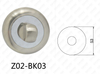Zamak-Zink-Legierungs-Aluminiumtürgriff-runde Rosette (Z01-BK03)