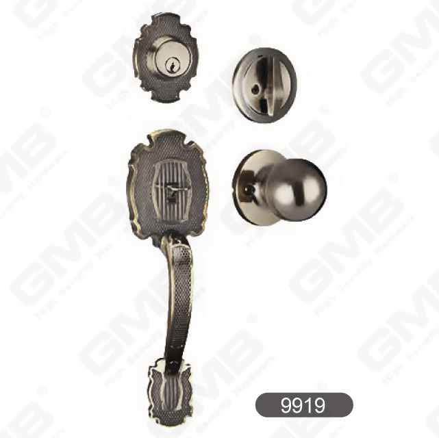American New Design Antique Messing Finish Zink Legierung Grip Griffe Schloss [9919]