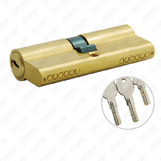 Hochsicherheitszylinder mit Bauschlüssel Hochwertiger Hochsicherheitszylinder mit Messingschlüssel für Tür [GMB-CY-36]