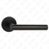 Hochwertige schwarze Farbe Modernes Design #304 Edelstahl-Türgriff runden Rosenhebelgriff (GB03-103)