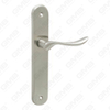 Türgriff Ziehen Sie Holztür Hardware -Griff Türgriff auf Teller für Locksserie durch Zinklegierung oder Stahltürplatte (215224)