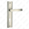Türgriff Ziehen Sie Holztür Hardware-Griff Schloss Türgriff auf Teller für Locksserie durch Zinklegierung oder Stahltürplatte (L214-Z30-K)