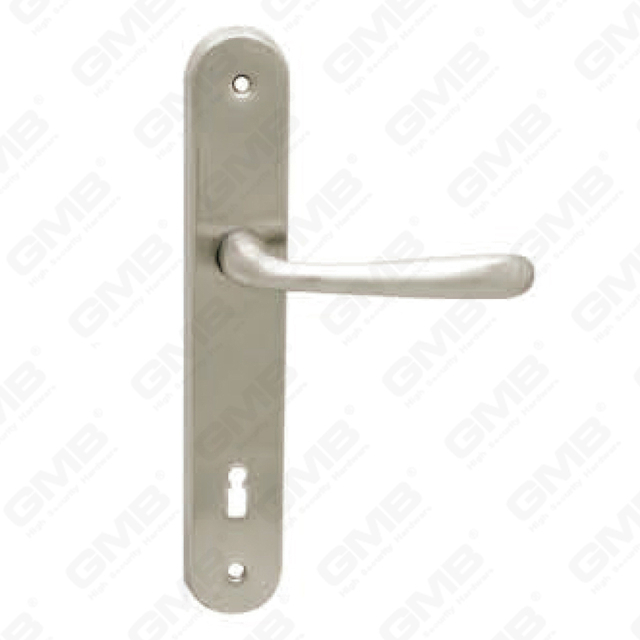 Türgriff Ziehen Sie Holztür Hardware -Griff Türgriff auf Teller für Locksserie durch Zinklegierung oder Stahltürplatte (215012)