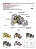 Dead Latch und Spring Latch Special Design trifft sich mit ANSI Tumbler Messing Zylinder Zylinderknauf & Tubularschloss (3351AC-ET)