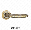 Zamak-Zink-Legierungs-Aluminium-Rosette-Türgriff mit runder Rosette (Z11178)