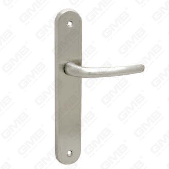 Türgriff Ziehen Sie Holztür Hardware -Griff Türgriff am Teller für Locksserie durch Zinklegierung oder Stahltürplatte (215041)