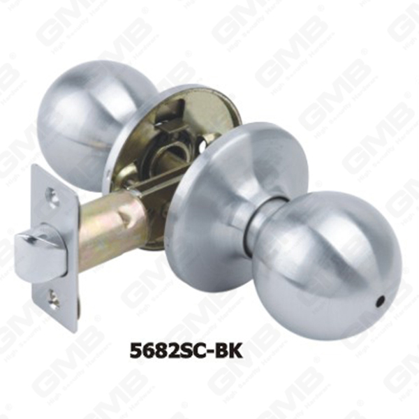 ANSI Standard Tubular Knob Lock Series Radius-Antriebsspindel (5682SC-BK)