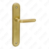 Türgriff Ziehen Sie Holztür Hardware -Griff Türgriff auf Teller für Locksserie durch Zinklegierung oder Stahltürplatte (3300)