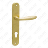 Türgriff Ziehen Sie Holztür Hardware -Griff Türgriff am Teller für Lockset mit Zinklegierung oder Stahltürplatte (6150)
