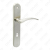 Türgriff Ziehen Sie Holztür Hardware -Griff Türgriff an der Platte für Locksserie durch Zinklegierung oder Stahltürplatte (215226)