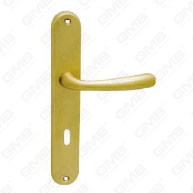 Türgriff Ziehen Sie Holztür -Hardware -Grifftürgriff auf Teller für Locksserie durch Zinklegierung oder Stahltürplatte (142)