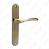 Türgriff Ziehen Sie Holz Hölzer Tür Hardware Griff Schloss Türgriff auf Teller für Locksserie durch Zinklegierung oder Stahltürplatte (145)