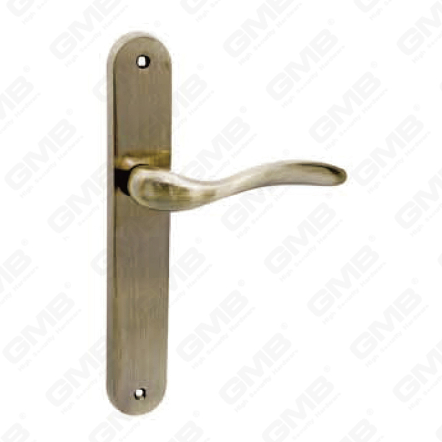 Türgriff Ziehen Sie Holz Hölzer Tür Hardware Griff Schloss Türgriff auf Teller für Locksserie durch Zinklegierung oder Stahltürplatte (145)
