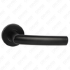 Hochwertige schwarze Farbe Modernes Design #304 Edelstahl-Türgriff runden Rosenhebelgriff (GB03-138)