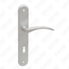 Türgriff Ziehen Sie Holztür Hardware -Griff Türgriff auf Teller für Locksserie durch Zinklegierung oder Stahltürplatte (249)